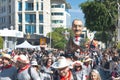 Limassol, Cyprus - March 01, 2020: Mascot of Mayor of Limassol at Limassol Carnival