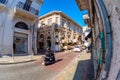 LIMASSOL, CYPRUS - MARCH 18, 2016: Picturesque street with lace Royalty Free Stock Photo