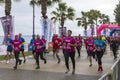 Start of Limassol Marathon Corporate race, Cyprus