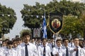 Greek Independence Day student parade in Limassol, Cyprus