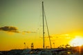 Limassol, Cyprus, Limassol Marina at Sun rise for the boating enthusiast Royalty Free Stock Photo