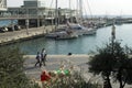 The beginning of Christmas season at Limassol Old Port