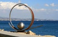 Sculpture on Limassol Molos promenade