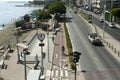 View of seafront road in Limassol, Cyprus