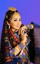 A Nepali Limbu woman in her Cultural Dress