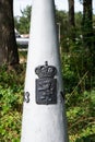 Limburg, The Netherlands - Sign of the Dutch country at a frontier signpost