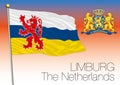 Limburg regional flag, Netherlands, European union