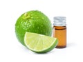 Lime essential oil Royalty Free Stock Photo