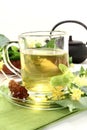 Lime blossom tea Royalty Free Stock Photo