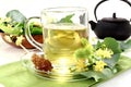 Lime blossom tea Royalty Free Stock Photo