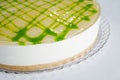 Lime cheese cake Royalty Free Stock Photo