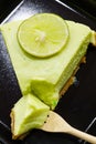Lime cheese cake pie Royalty Free Stock Photo
