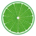 Lime circle Royalty Free Stock Photo