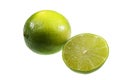 Lime Citrus Fruit on a white background