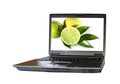 Lime on desctop Royalty Free Stock Photo