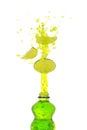 Lime drink splash Royalty Free Stock Photo