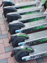 Lime electric scooters in Bucharest