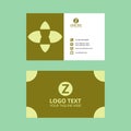 Lime Elegant Awesome Business Card Template