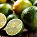 Lime fresh raw organic fruit