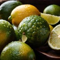 Lime fresh raw organic fruit
