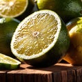 Lime fresh raw organic fruit