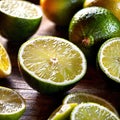 Lime fresh raw organic fruit