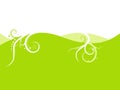 Lime green background. Royalty Free Stock Photo