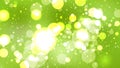 Lime Green Blur Lights Background Vector Royalty Free Stock Photo