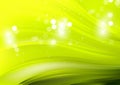 Lime Green Bokeh Curve Background Royalty Free Stock Photo