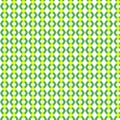 Lime green geometric ornament pattern