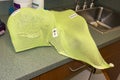 Lime Green Radiation Therapy Mask