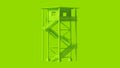 Lime Green Watch Tower