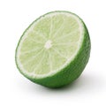 Lime half isolated