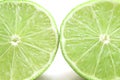 Lime halfs upclose