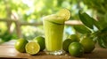 Lime Juice in a revitalizing atmosphere