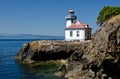 Lime Kiln Lighthouse, USA Royalty Free Stock Photo