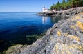 Lime Kiln Lighthouse, USA Royalty Free Stock Photo