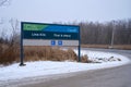 Lime Kiln Trail sign in Ottawa, Canada