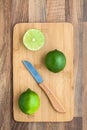 Lime Knife Chopping Board