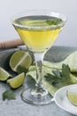 Lime martini Royalty Free Stock Photo