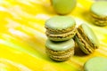 Lime and Mint Mojito Macarons Royalty Free Stock Photo