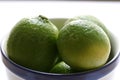 Lime in the plate Royalty Free Stock Photo