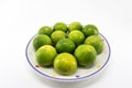 Lime in the plate Royalty Free Stock Photo
