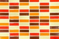 Lime red yellow and brown mosaic tiles background Royalty Free Stock Photo