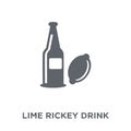 Lime Rickey drink icon from Drinks collection.