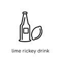 Lime Rickey drink icon from Drinks collection.