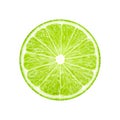 Lime slice fruit Royalty Free Stock Photo