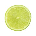 Lime slice isolated Royalty Free Stock Photo
