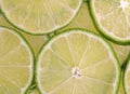 Lime slices close view Royalty Free Stock Photo
