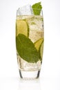 Lime Spritzer Cocktail Royalty Free Stock Photo